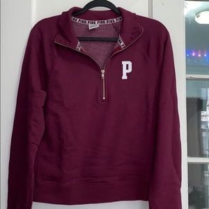 VS Pink Quarter Zip